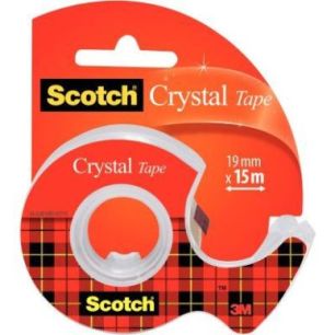 Achetez Rouleau adhésif Scotch Cristal 19mmx15m + dévidoir A1123 SCOTCH 3M pas cher sur Ma Rentré..