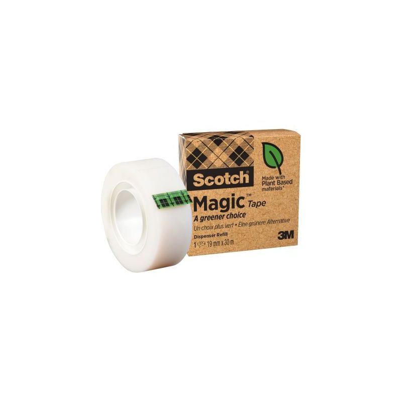 Achetez Rouleau adhésif invisible scotch Magic green, dimensions : 19mm x 30m L1187 SCOTCH 3M pas c.. Achetez Rouleau adhésif invisible scotch Magic green, dimensions : 19mm x 30m L1187 SCOTCH 3M pas c..