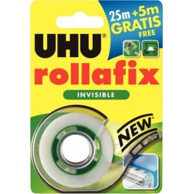 Achetez Rouleau adhésif invisible et dévidoir 19mm x 30m 36395 UHU pas cher sur Ma Rentrée Scolai..