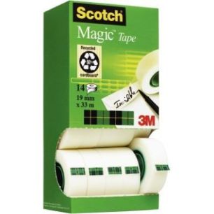 Tour distributrice de 14 rouleaux Scotch Magic 19 mm x 33 m dont 2 gratuits BP032 SCOTCH 3M Tour distributrice de 14 rouleaux Scotch Magic 19 mm x 33 m dont 2 gratuits BP032 SCOTCH 3M
