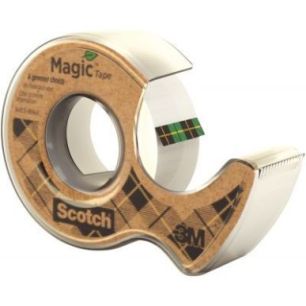 Achetez Dévidoir transparent en plastique 100% recyclé avec rouleau Scotch Magic 19 mm x 20 m L241..