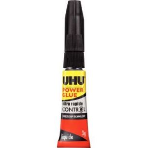 Achetez UHU POWER GLUE liquide tube 3g CONTROL pas cher sur Ma Rentrée Scolaire