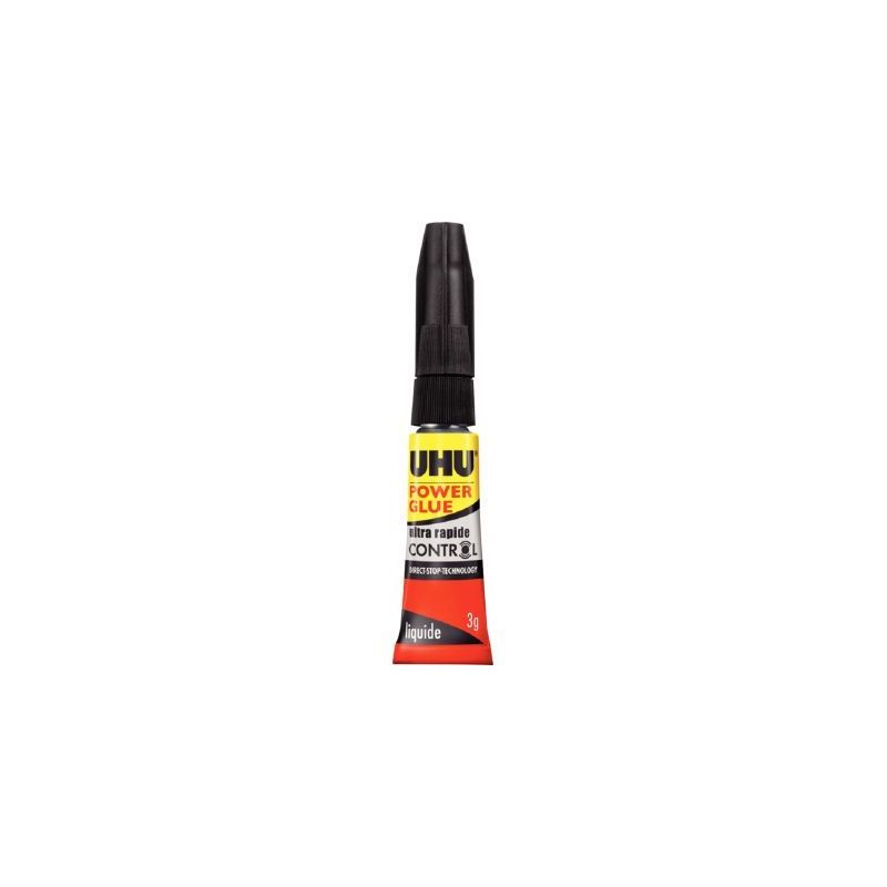 Achetez UHU POWER GLUE liquide tube 3g CONTROL pas cher sur Ma Rentrée Scolaire Achetez UHU POWER GLUE liquide tube 3g CONTROL pas cher sur Ma Rentrée Scolaire
