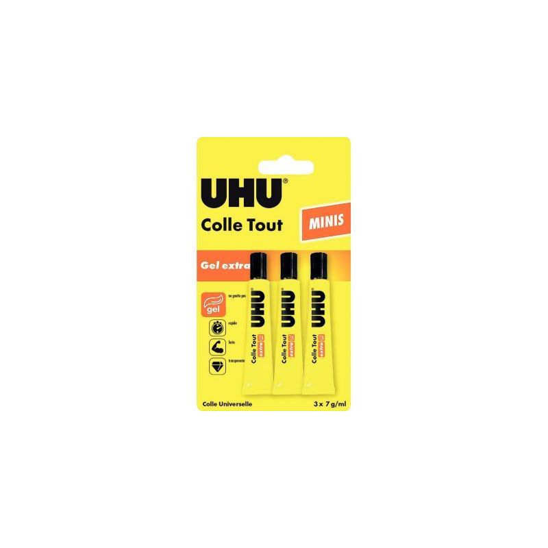 Achetez Lot 3 tubes colle gel 7ml 34250 UHU pas cher sur Ma Rentrée Scolaire Achetez Lot 3 tubes colle gel 7ml 34250 UHU pas cher sur Ma Rentrée Scolaire