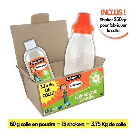 Achetez Kit de 60g de colle en poudre avec shakeur BGP60+SHK pas cher sur Ma Rentrée Scolaire