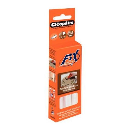 Achetez Blister de 12 recharges de colle à bois pour pistolet 56405 PO12RBC CLEOPATRE pas cher sur ..
