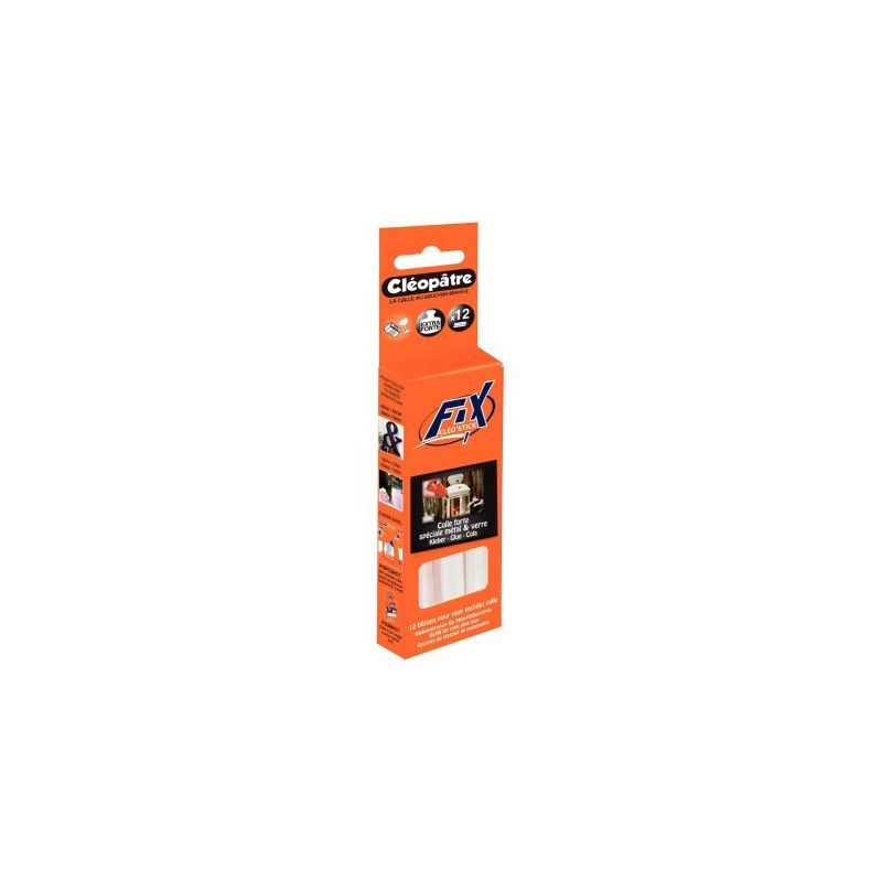Achetez Blister de 12 recharges de colle verre extra forte pour pistolet 56405 PO12REF CLEOPATRE pas..