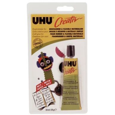 Achetez Tube de 33 ml de colle CREATIV pour mousse à découper et matériaux souples 047195 UHU pas..