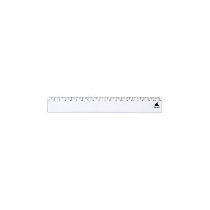 Règle plate en plastique, 20 cm 2400141