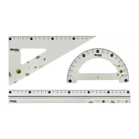 Achetez Set de 3 articles de traçage en aluminium FTT030072 WONDAY JPC pas cher sur Ma Rentrée Sco..