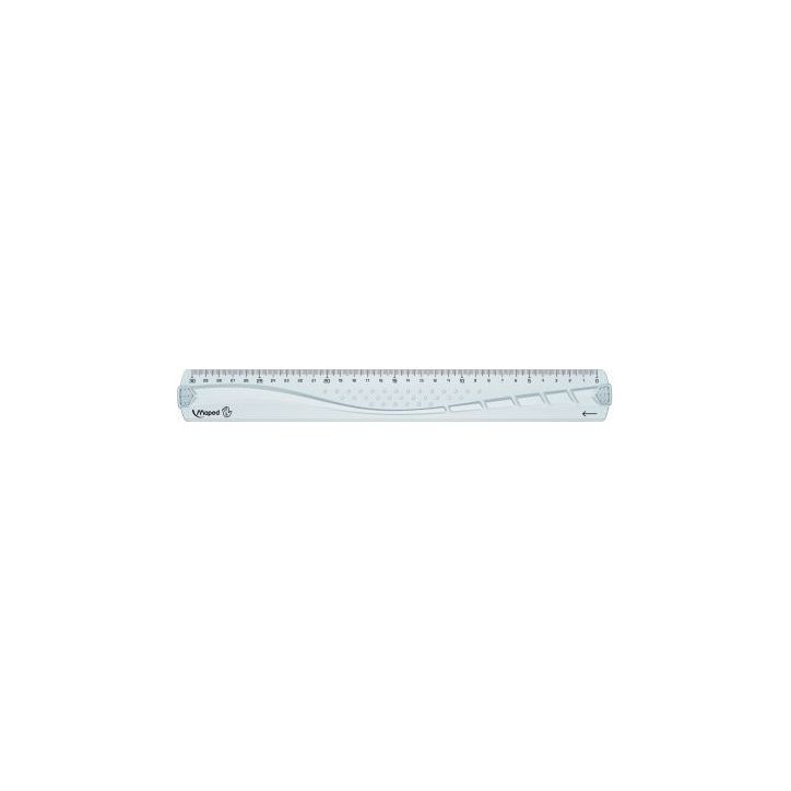 Règle plate gaucher GEOMETRIC 30cm 254330 MAPED
