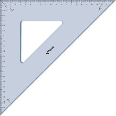 Achetez Equerre 45 degrés 32cm GEOMETRIC 147527 GEOMETRIC MAPED pas cher sur Ma Rentrée Scolaire