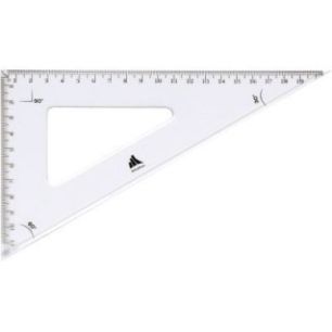 Achetez Equerre cristal 21cm 60° graduation à  0 2400235 pas cher sur Ma Rentrée Scolaire
