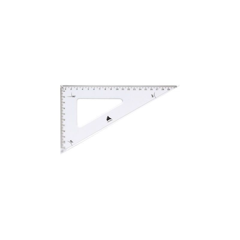 Achetez Equerre cristal 21cm 60° graduation à  0 2400235 pas cher sur Ma Rentrée Scolaire
