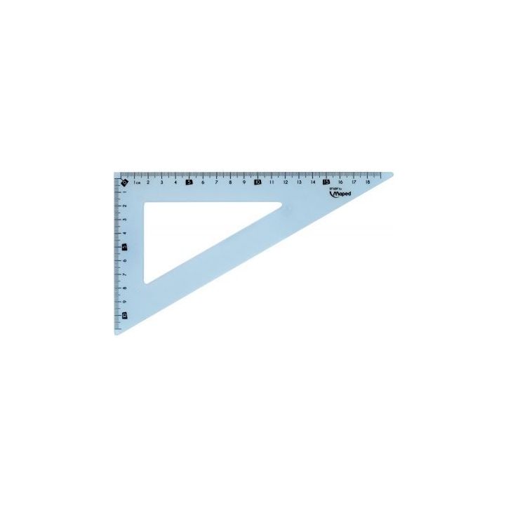 Equerre en plastique incassable 21 cm, 60° 245801 MAPED