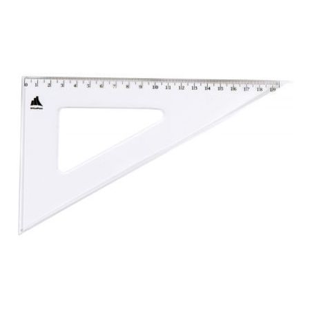 Achetez WONDAY Equerre 60 degrés 21 cm sous étui packbordable pas cher sur Ma Rentrée Scolaire