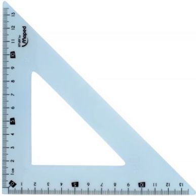 Achetez Equerre en plastique incassable 21 cm, 45° 245710 MAPED pas cher sur Ma Rentrée Scolaire