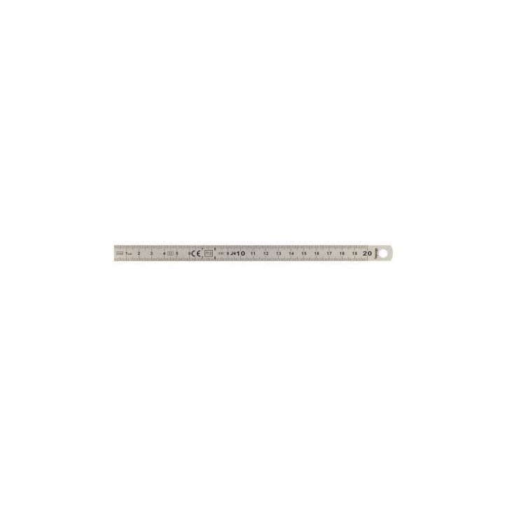 Reglet inox 2 faces 20 cm BRE200072 WONDAY