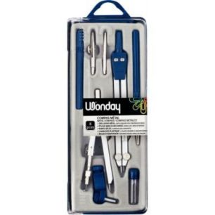 Achetez Coffret 8 pièces compas en métal FCO300272 WONDAY pas cher sur Ma Rentrée Scolaire