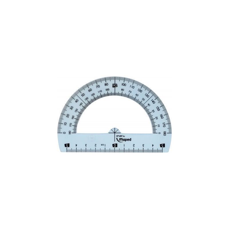 Achetez Rapporteur demi cercle 12 cm, 180° en plastique incassable Gradué en degrés 245910 MAPED .. Achetez Rapporteur demi cercle 12 cm, 180° en plastique incassable Gradué en degrés 245910 MAPED ..