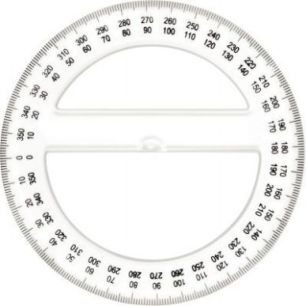 Achetez Rapporteur cristal 360 degrés 12cm FTE860062 pas cher sur Ma Rentrée Scolaire