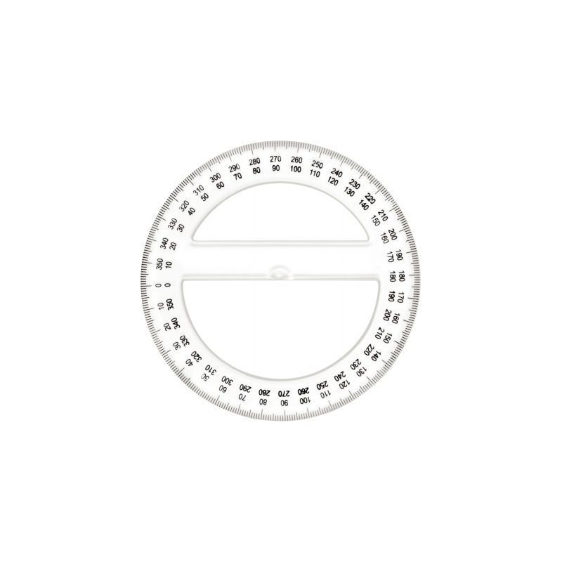 Achetez Rapporteur cristal 360 degrés 12cm FTE860062 pas cher sur Ma Rentrée Scolaire Achetez Rapporteur cristal 360 degrés 12cm FTE860062 pas cher sur Ma Rentrée Scolaire