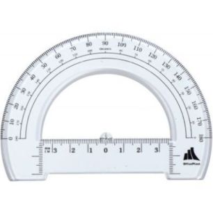 WONDAY Rapporteur 180 dégrés 12 cm sous étui packbordable