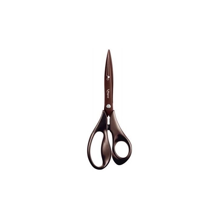 MAPED Ciseau Expert TITANIUM 21 cm Noir, anneaux ergonomiques, lame revêtement titane. Garantie à  vie