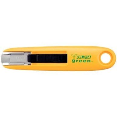 Achetez Ouvre carton de sécurité de poche Lame auto rétractable de forme trapézoidale petit modî.