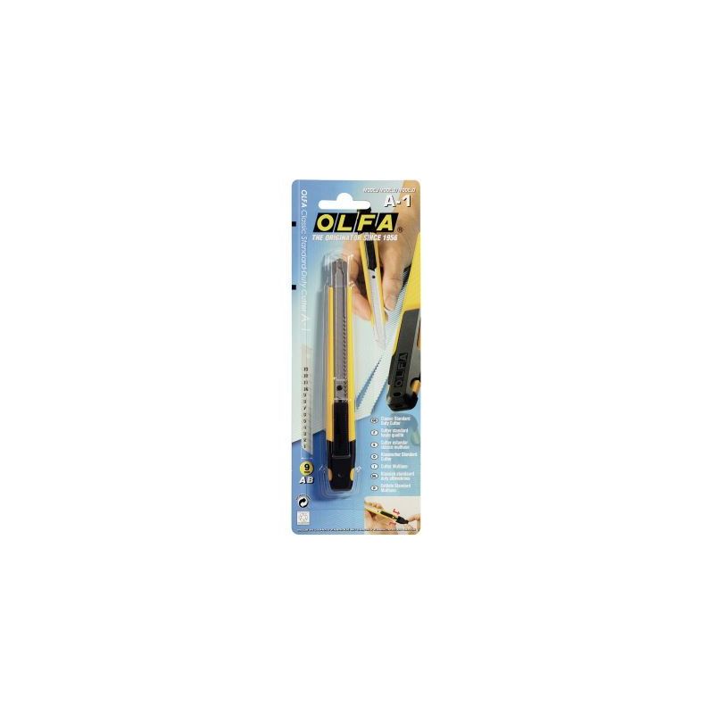Achetez Cutter OLFA ambidextre A1 9 mm OL21254 OLFA pas cher sur Ma Rentrée Scolaire Achetez Cutter OLFA ambidextre A1 9 mm OL21254 OLFA pas cher sur Ma Rentrée Scolaire