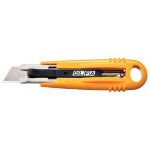 Achetez Ouvre carton de sécurité à lame auto rétractable de forme trapézoidale grand modèle 19..