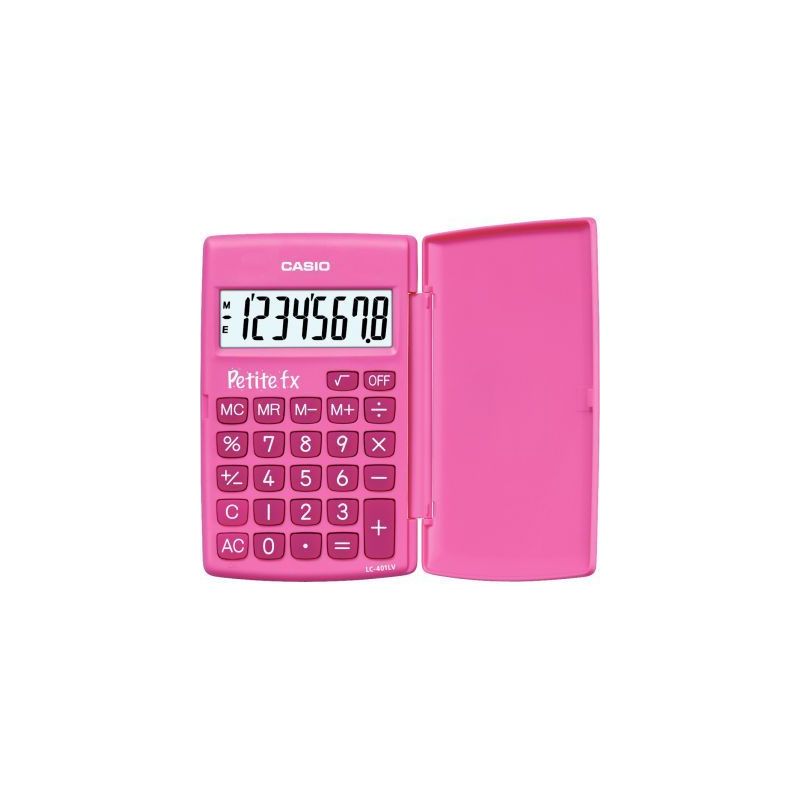 Achetez Calculatrice de poche CASIO 8 chiffres PETITE FX ROSE LC-401LV-PK-W-A-EP CASIO pas cher sur .. Achetez Calculatrice de poche CASIO 8 chiffres PETITE FX ROSE LC-401LV-PK-W-A-EP CASIO pas cher sur ..