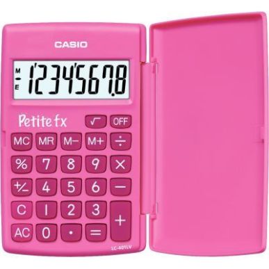 Achetez Calculatrice de poche CASIO 8 chiffres PETITE FX ROSE LC-401LV-PK-W-A-EP CASIO pas cher sur ..
