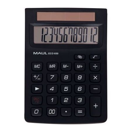 Achetez Calculatrice de bureau MAUL 12chiffres green 650 7268690 pas cher sur Ma Rentrée Scolaire