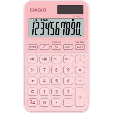Achetez Machine à calculer de poche Casio 10 chiffres SL-310YC rose SL-310YC-LP CASIO pas cher sur ..