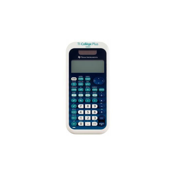 Lot de 10 machines à calculer scientifique Texas TI Collége plus Solaire TPCOLLEGE/506786 TEXAS INSTRUMENTS