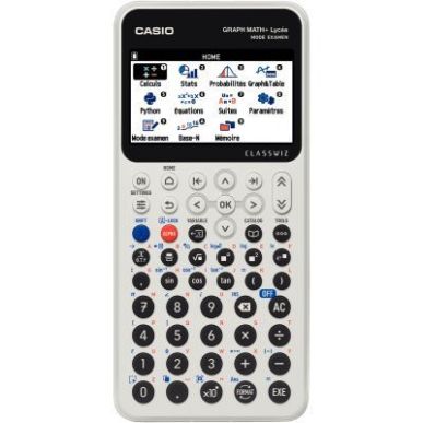 Achetez Machine à calculer graphique CASIO Graph Math + GRAPHMATH-W-ET CASIO pas cher sur Ma Rentrî.