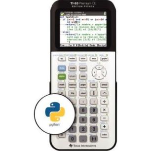 Achetez Lot de 10 machine à calculer graphique TI83 Python TI83-TP83PY TEXAS INSTRUMENTS pas cher s..