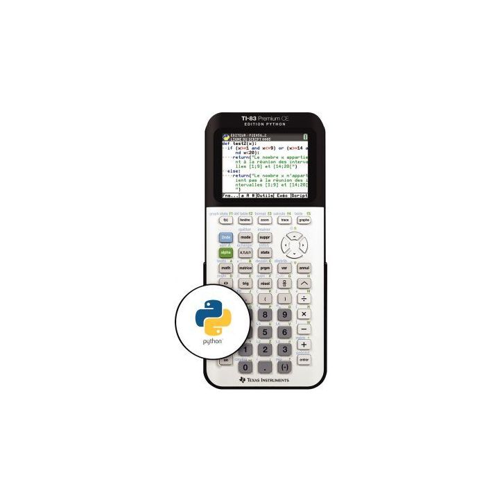 Lot de 10 machine à calculer graphique TI83 Python TI83-TP83PY TEXAS INSTRUMENTS