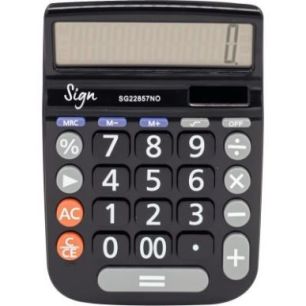 Achetez Machine à calculer de bureau Sign 12 chiffres 22857NO 22857NO SIGN pas cher sur Ma Rentrée..