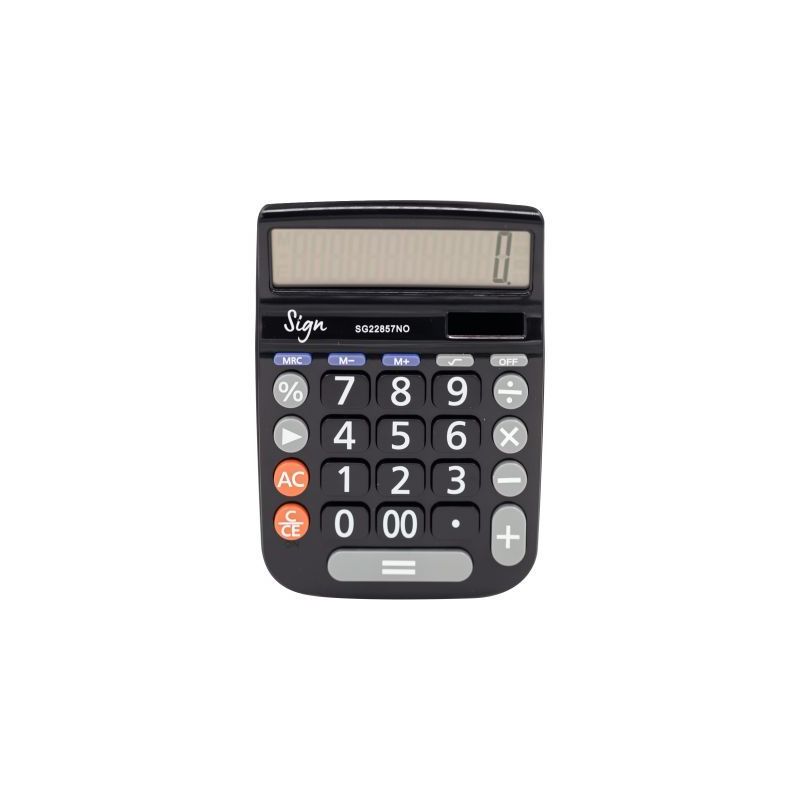 Achetez Machine à calculer de bureau Sign 12 chiffres 22857NO 22857NO SIGN pas cher sur Ma Rentrée.. Achetez Machine à calculer de bureau Sign 12 chiffres 22857NO 22857NO SIGN pas cher sur Ma Rentrée..