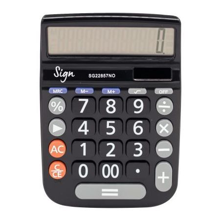 Achetez Machine à calculer de bureau Sign 12 chiffres 22857NO 22857NO SIGN pas cher sur Ma Rentrée..