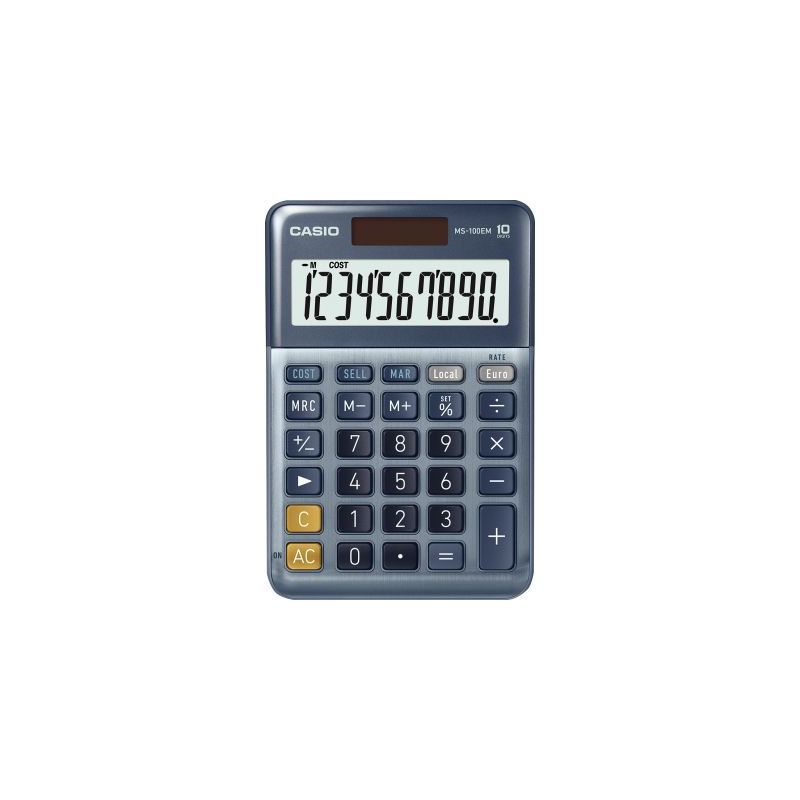 Achetez Calculatrice de bureau CASIO MS-100 EM MS-100EM-W-EP CASIO pas cher sur Ma Rentrée Scolaire