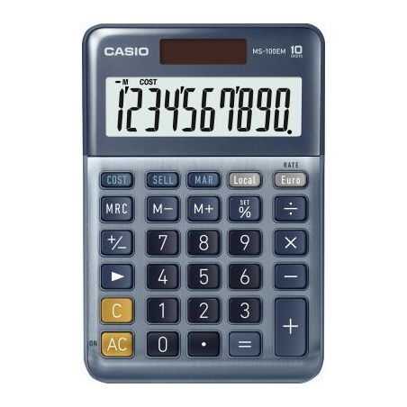 Achetez Calculatrice de bureau CASIO MS-100 EM MS-100EM-W-EP CASIO pas cher sur Ma Rentrée Scolaire