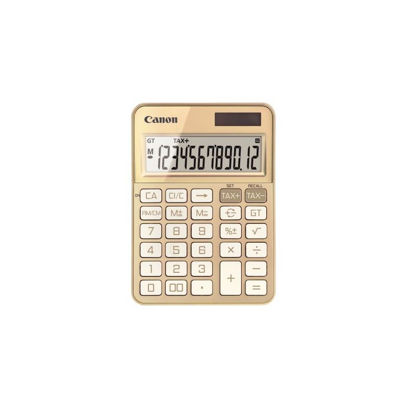 Achetez Machine à calculer pour bureau 12 chiffres Canon KS-125KB Or CANON pas cher sur Ma Rentrée.. Achetez Machine à calculer pour bureau 12 chiffres Canon KS-125KB Or CANON pas cher sur Ma Rentrée..