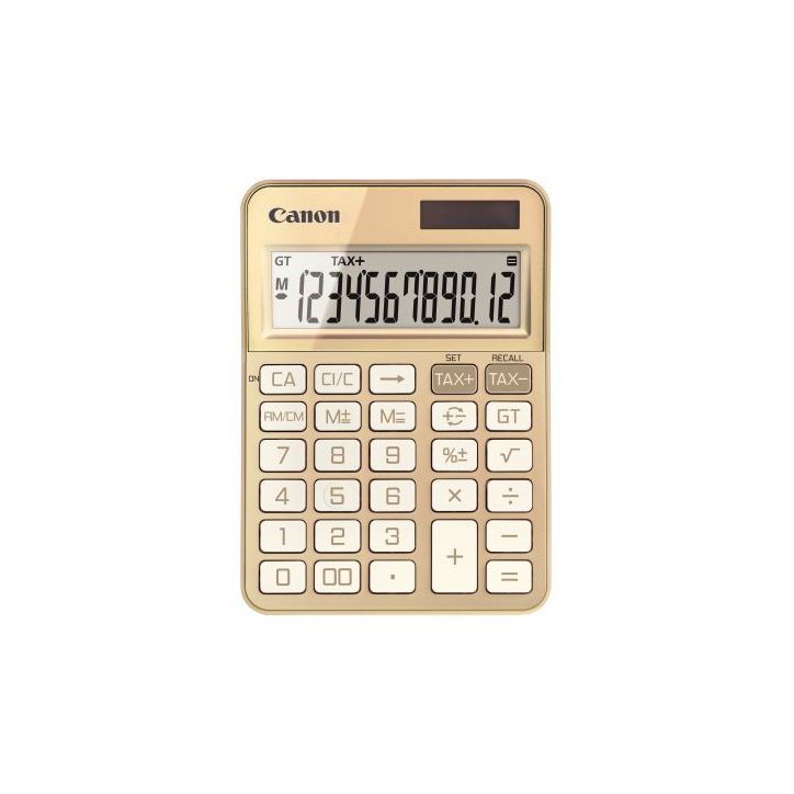 Machine à calculer pour bureau 12 chiffres Canon KS-125KB Or CANON