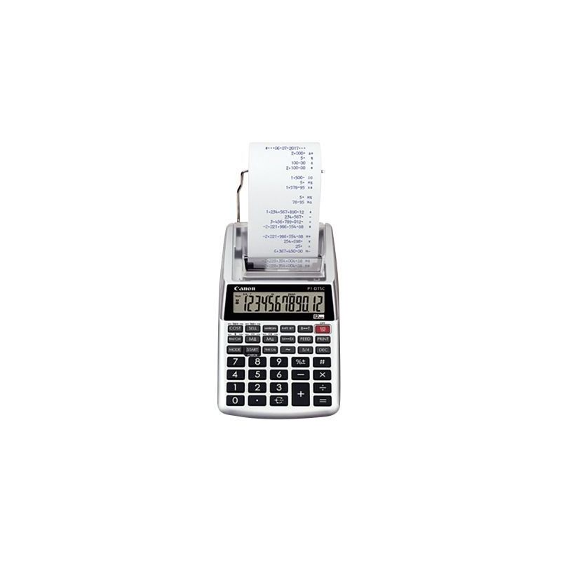 Achetez Calculatrice à impression portable 12 chiffres Canon P1DTSC2 2304C001 CANON pas cher sur Ma..
