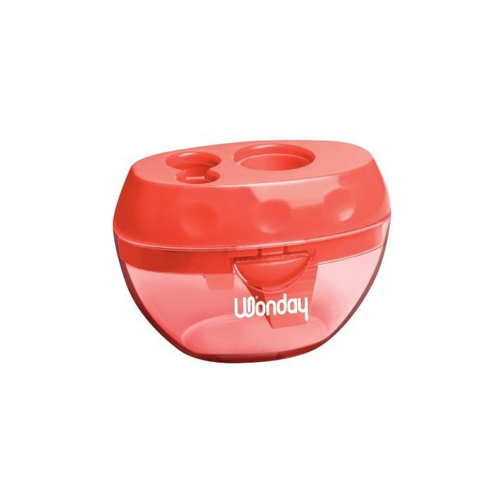 Taille-crayons spécial gros crayons en plastique, 3 usages Avec réserve Diamètre : jusqu'à  17 mm FTC350063