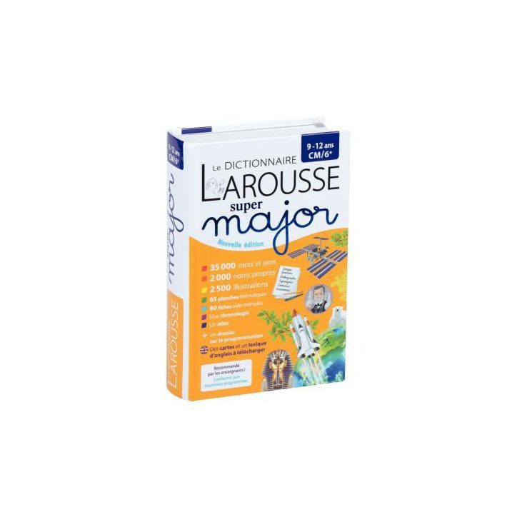 Dictionnaire super major, CM1 à  la 6ème 9782036019454 LAROUSSE