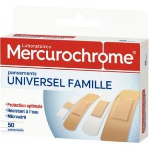 Achetez Boite de 50 pansements famille 50140 MERCUROCHROME pas cher sur Ma Rentrée Scolaire